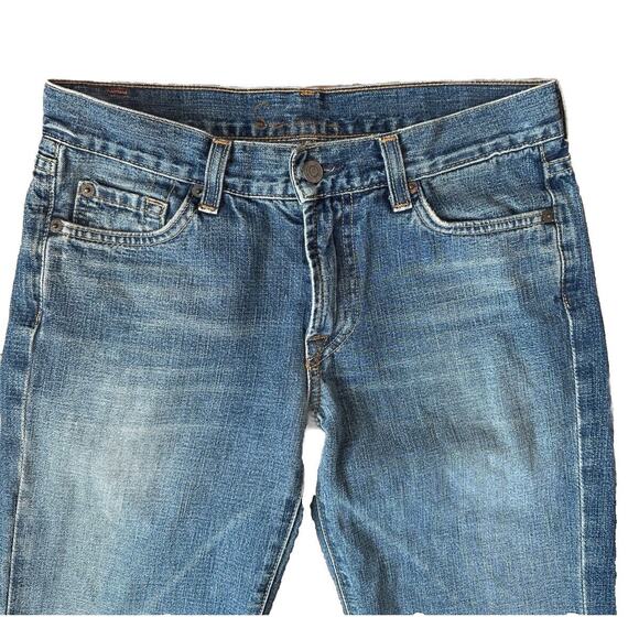 Seven For All Mankind Bootcut Flared Vintage Wash Jeans Sz 27 - Picture 3 of 9